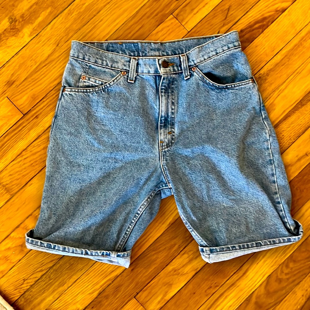Vintage 1990s Levi’s denim shorts, made in USA